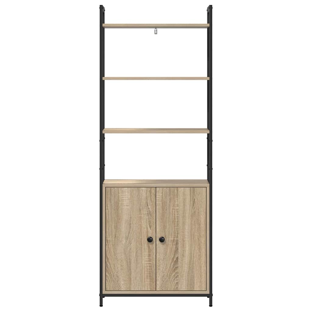 vidaXL Szafka na książki Dąb Sonoma 60 x 24 x 161 cm