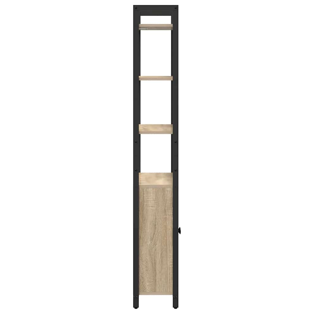 vidaXL Szafka na książki Dąb Sonoma 60 x 24 x 161 cm