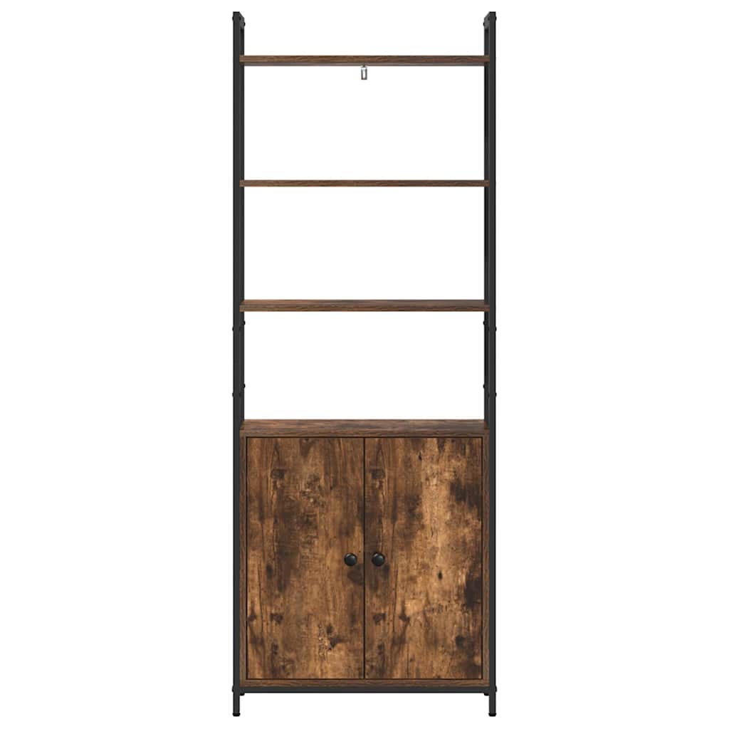 vidaXL Szafka na książki Dąb wędzony 60 x 24 x 161 cm