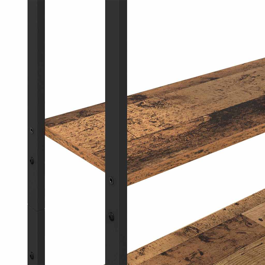vidaXL Szafka na książki Stare drewno 60 x 24 x 161 cm