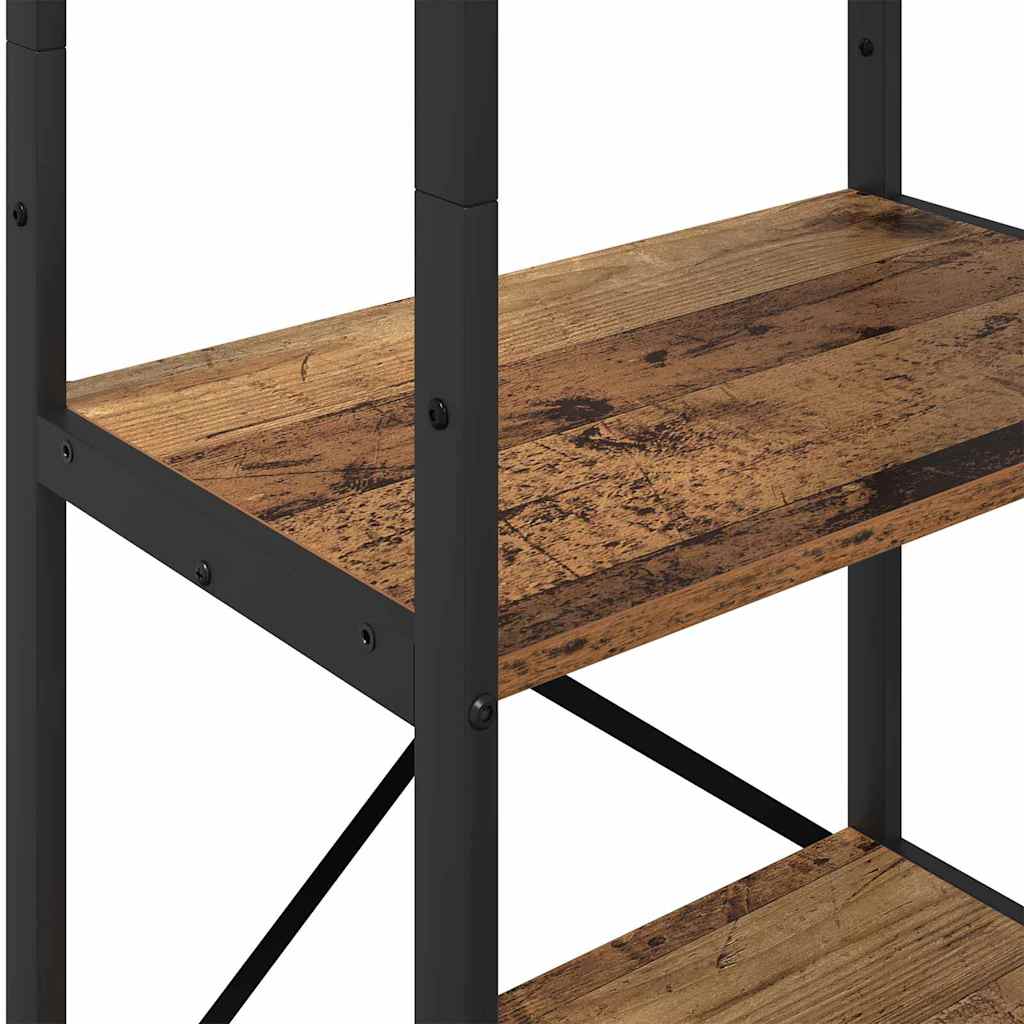 vidaXL Półka na książki Stare drewno 56 x 34 x 171 cm