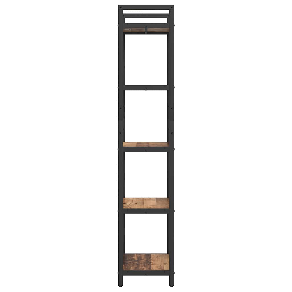 vidaXL Półka na książki Stare drewno 56 x 34 x 171 cm