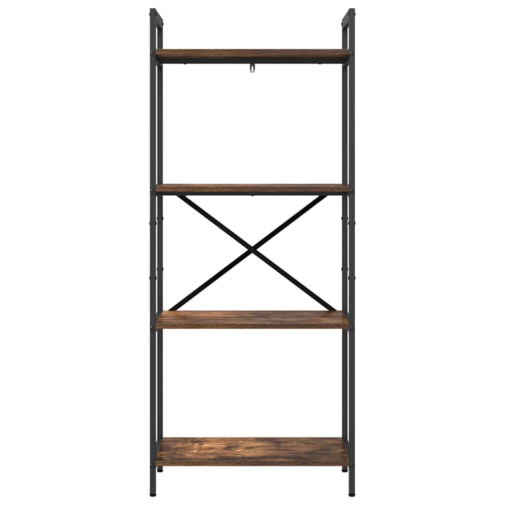 vidaXL Półka na książki Dąb wędzony 56 x 34 x 133,5 cm
