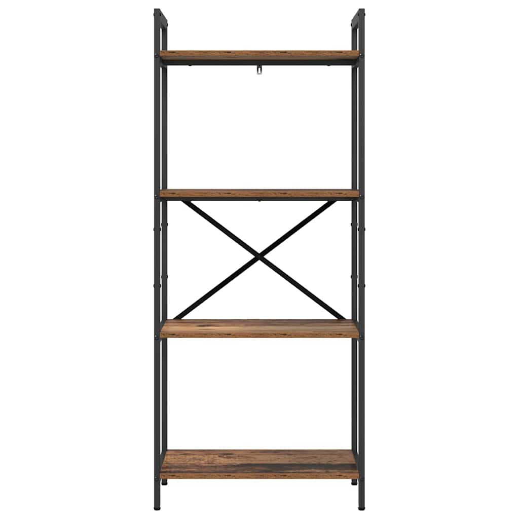 vidaXL Półka na książki Stare drewno 56 x 34 x 133,5 cm