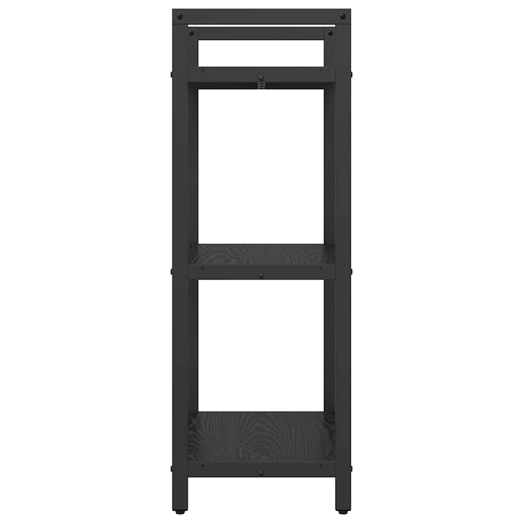 vidaXL Półka na książki Czarny Dąb 56 x 34 x 96 cm