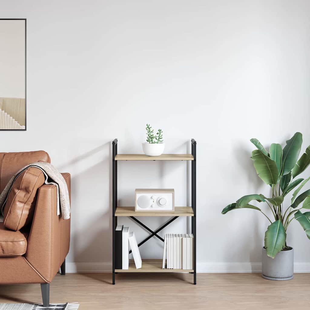 vidaXL Półka na książki Dąb Sonoma 56 x 34 x 96 cm