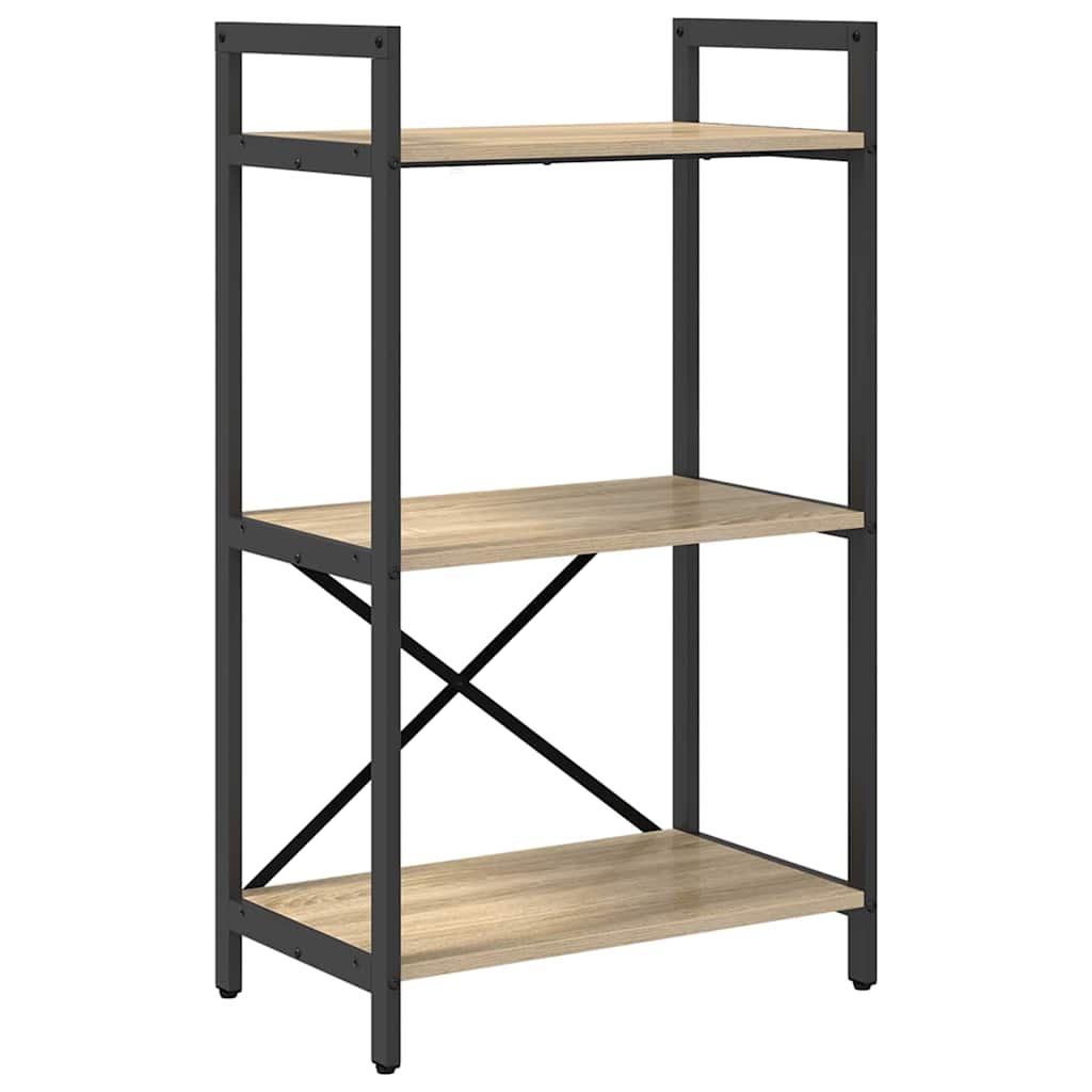 vidaXL Półka na książki Dąb Sonoma 56 x 34 x 96 cm