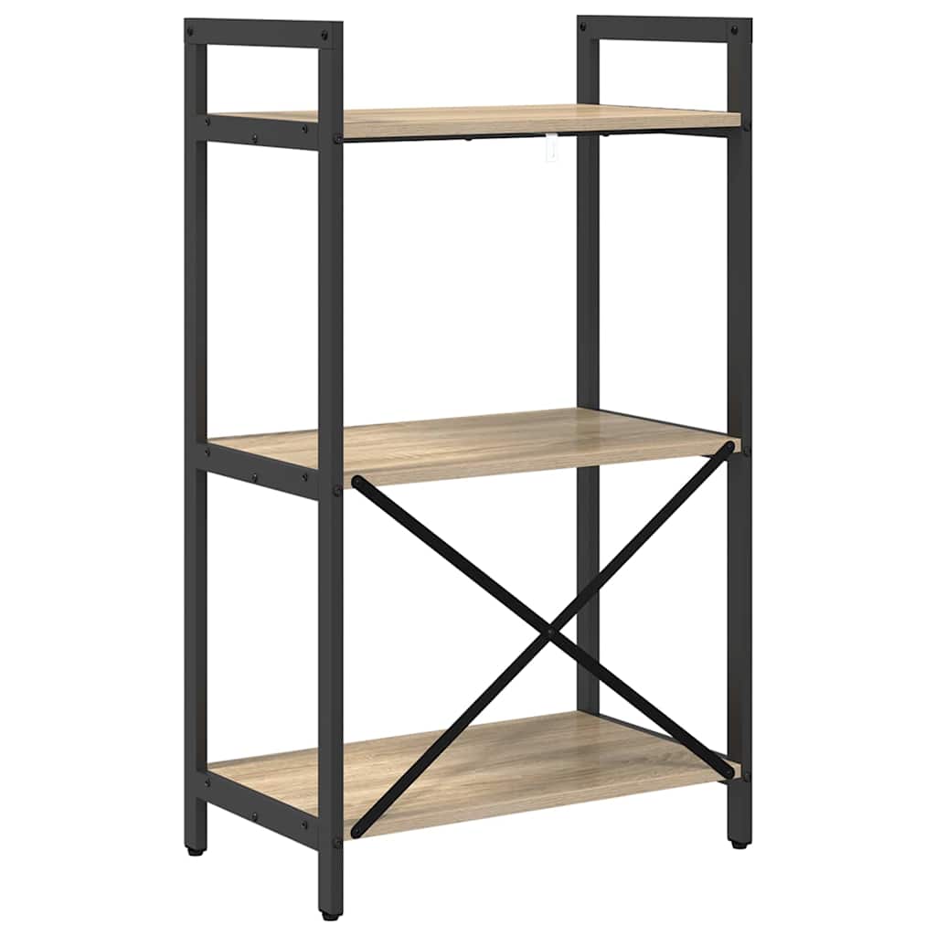 vidaXL Półka na książki Dąb Sonoma 56 x 34 x 96 cm