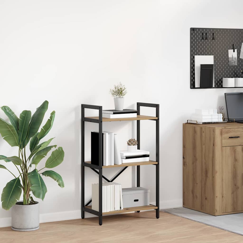 vidaXL Półka na książki Dąb rzemieślniczy 56 x 34 x 96 cm
