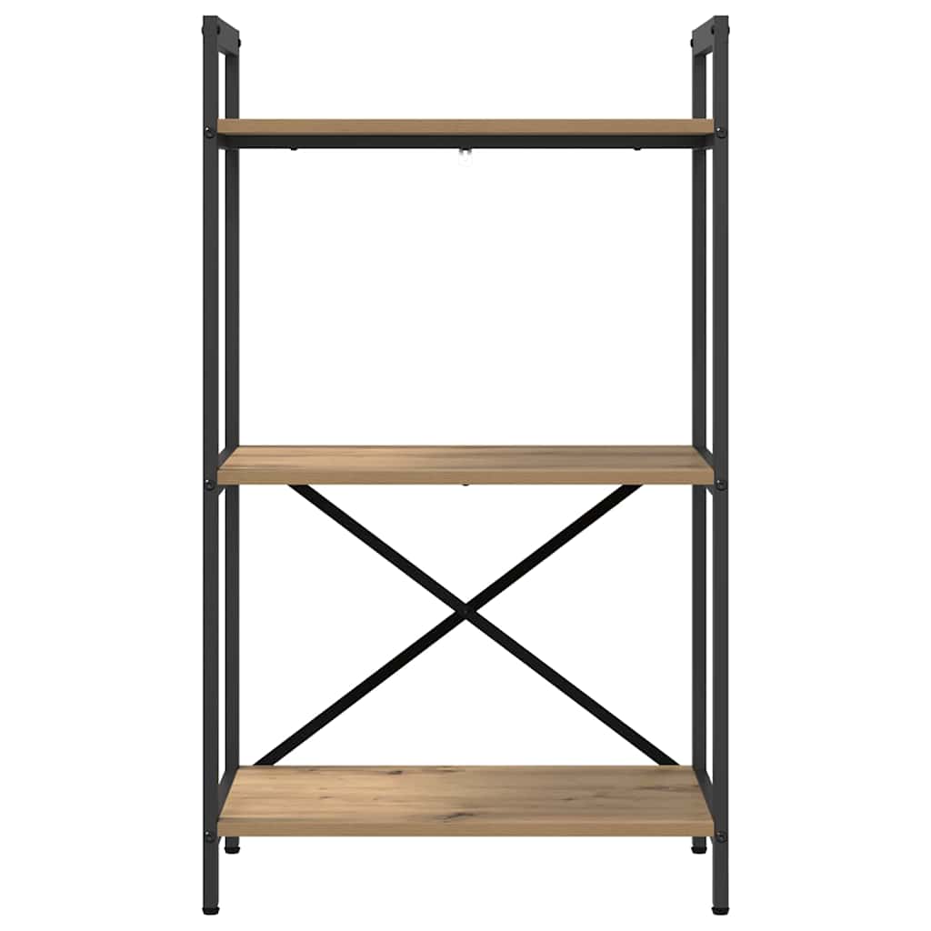 vidaXL Półka na książki 3 poziomy 56 x 34 x 96 cm Drewno inżynieryjne