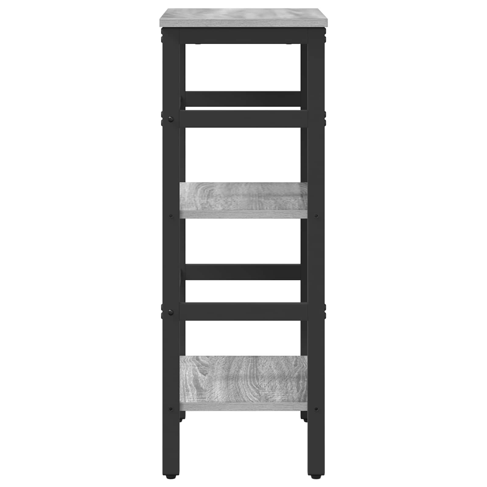 vidaXL Półka na książki Szary Sonoma 40 x 29,5 x 81 cm