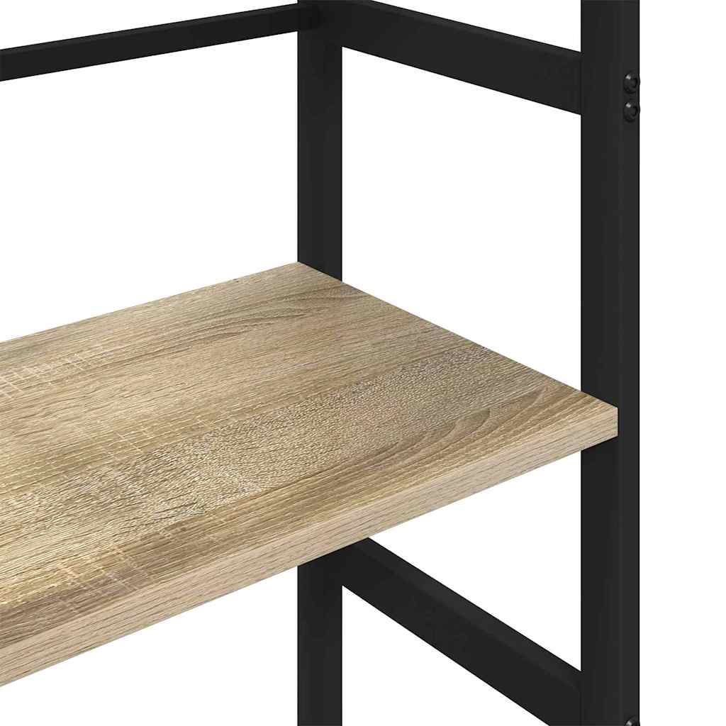 vidaXL Półka na książki Dąb Sonoma 40 x 29,5 x 115 cm