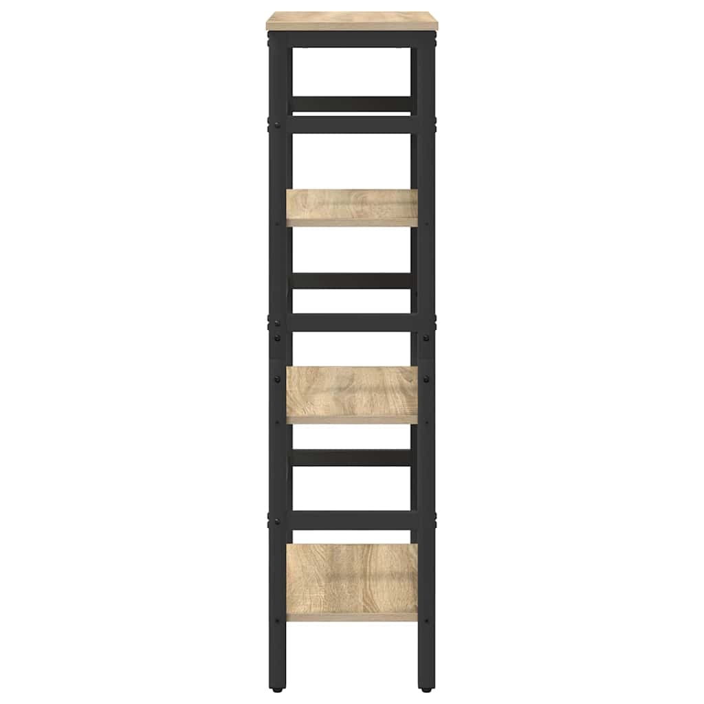 vidaXL Półka na książki Dąb Sonoma 40 x 29,5 x 115 cm