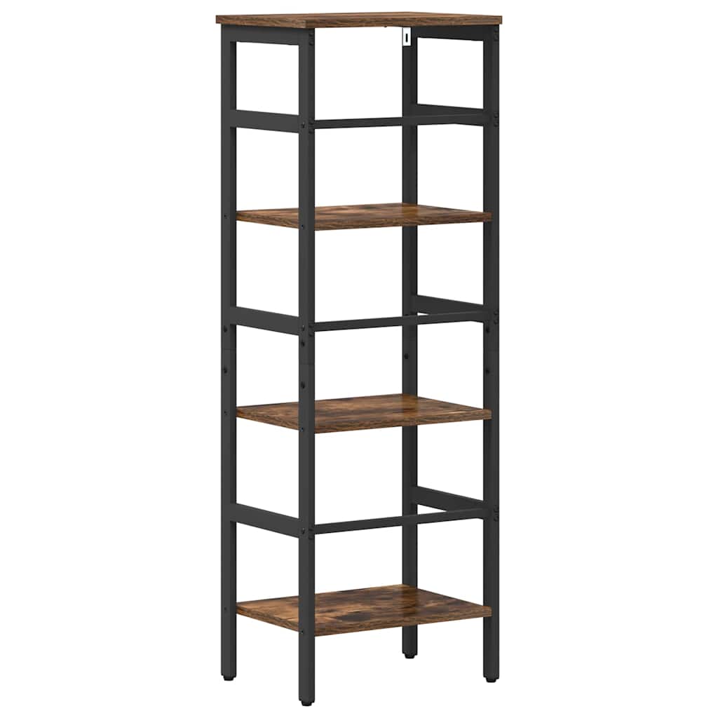 vidaXL Półka na książki Dąb wędzony 40 x 29,5 x 115 cm