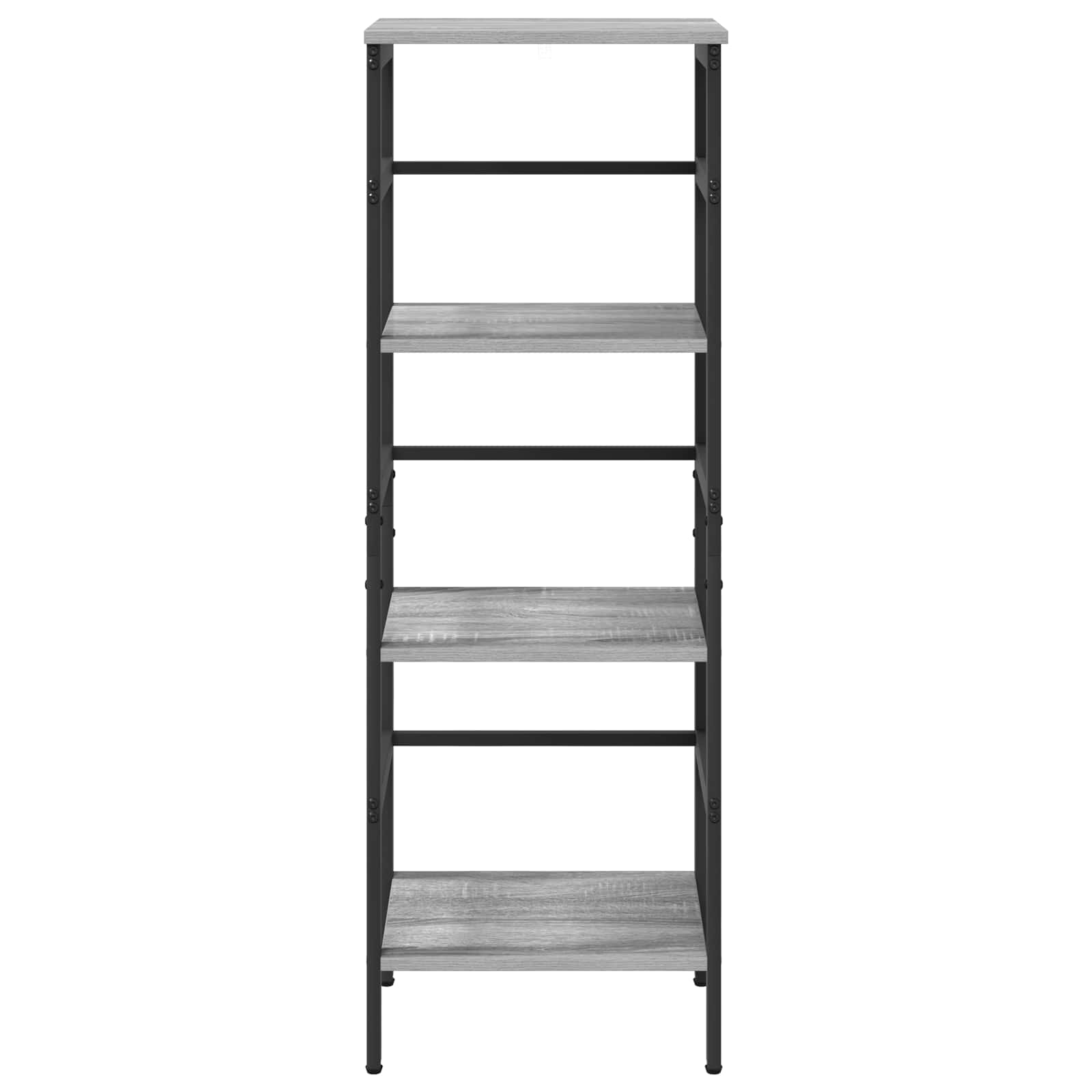 vidaXL Półka na książki Szary Sonoma 40 x 29,5 x 115 cm