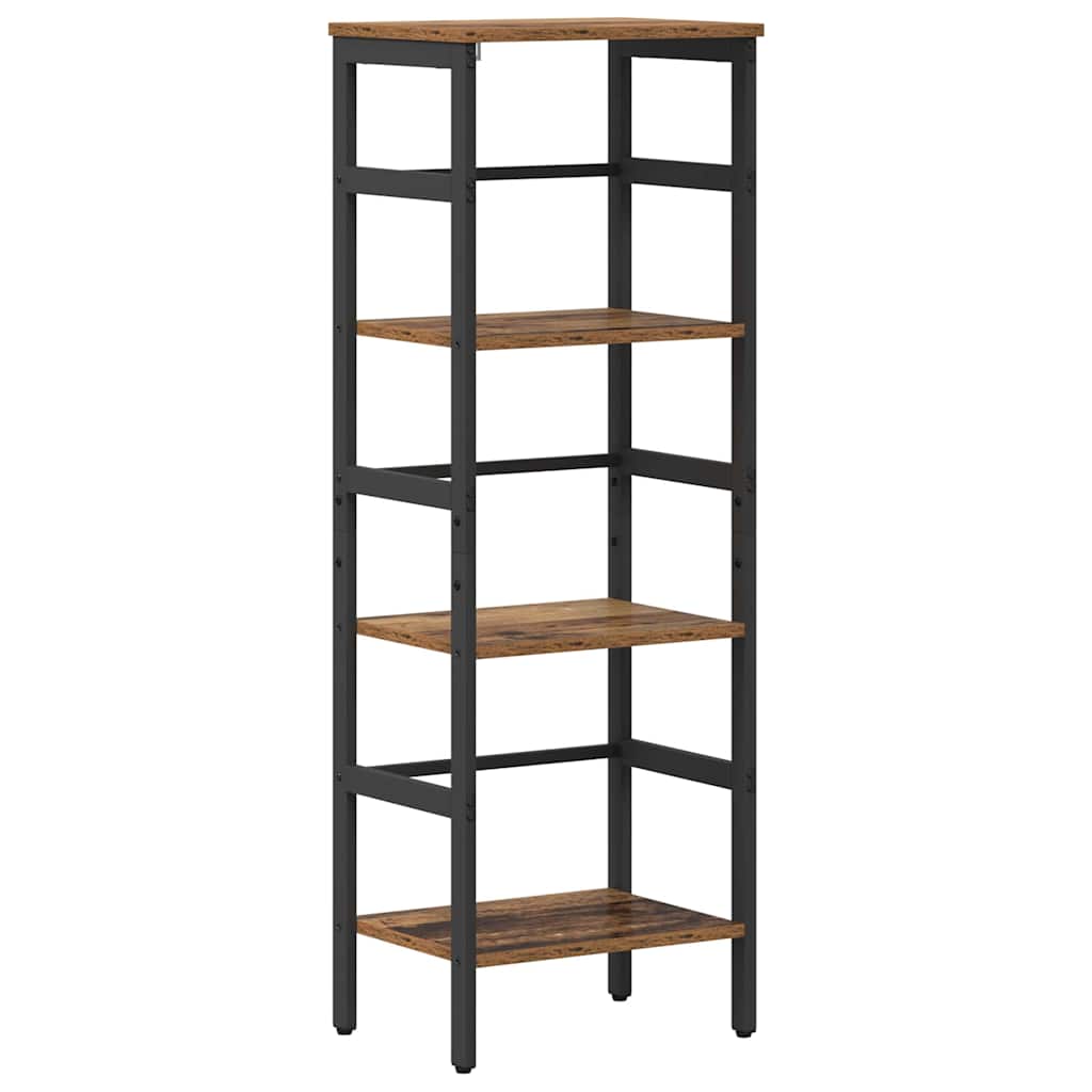 vidaXL Półka na książki Stare drewno 40 x 29,5 x 115 cm