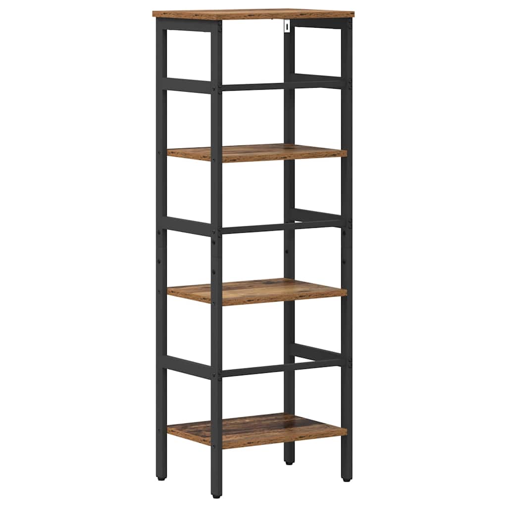 vidaXL Półka na książki Stare drewno 40 x 29,5 x 115 cm