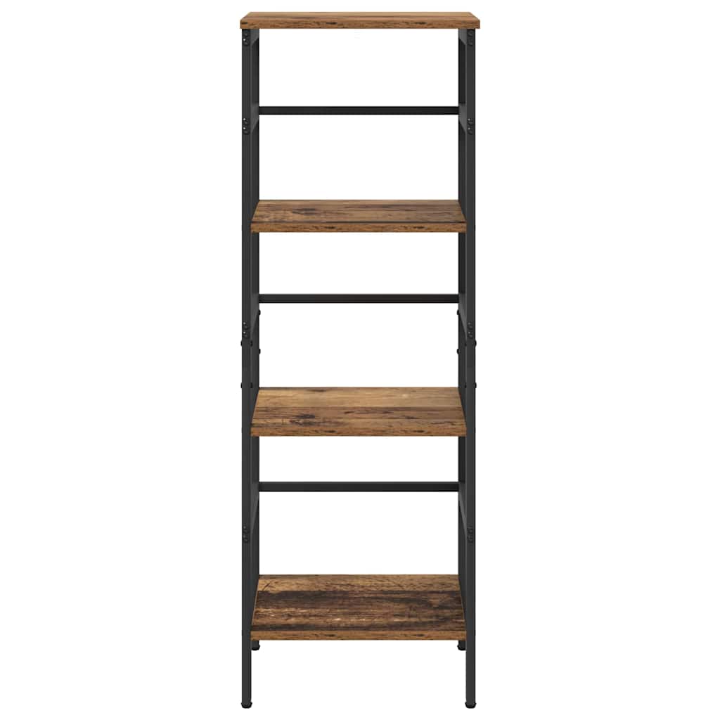 vidaXL Półka na książki Stare drewno 40 x 29,5 x 115 cm