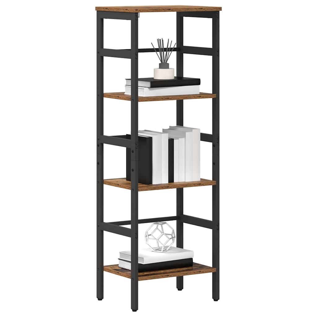 vidaXL Półka na książki Stare drewno 40 x 29,5 x 115 cm