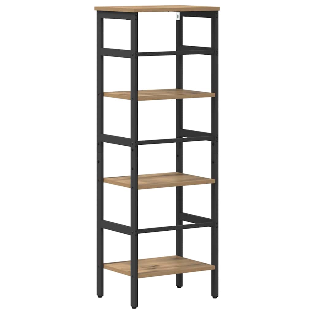 vidaXL Półka na książki Dąb rzemieślniczy 40 x 29,5 x 115 cm