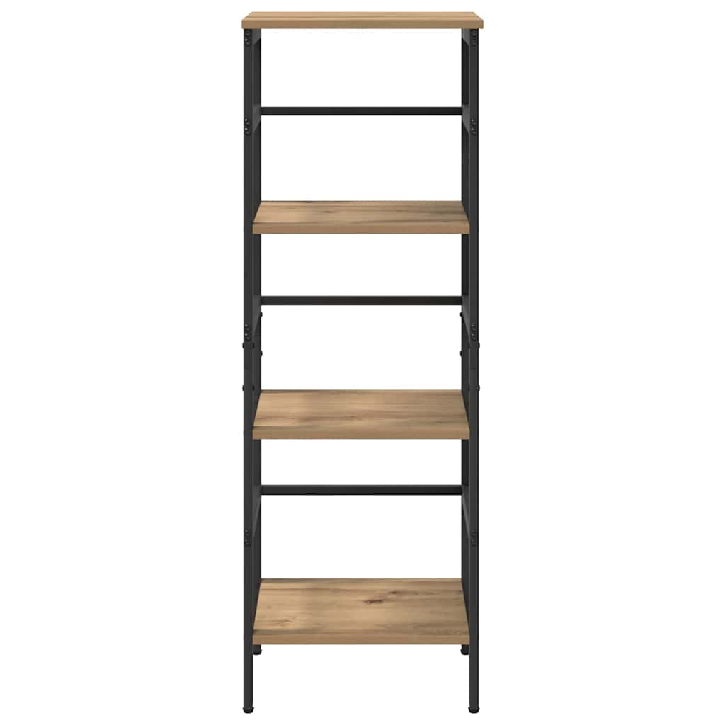 vidaXL Półka na książki Dąb rzemieślniczy 40 x 29,5 x 115 cm