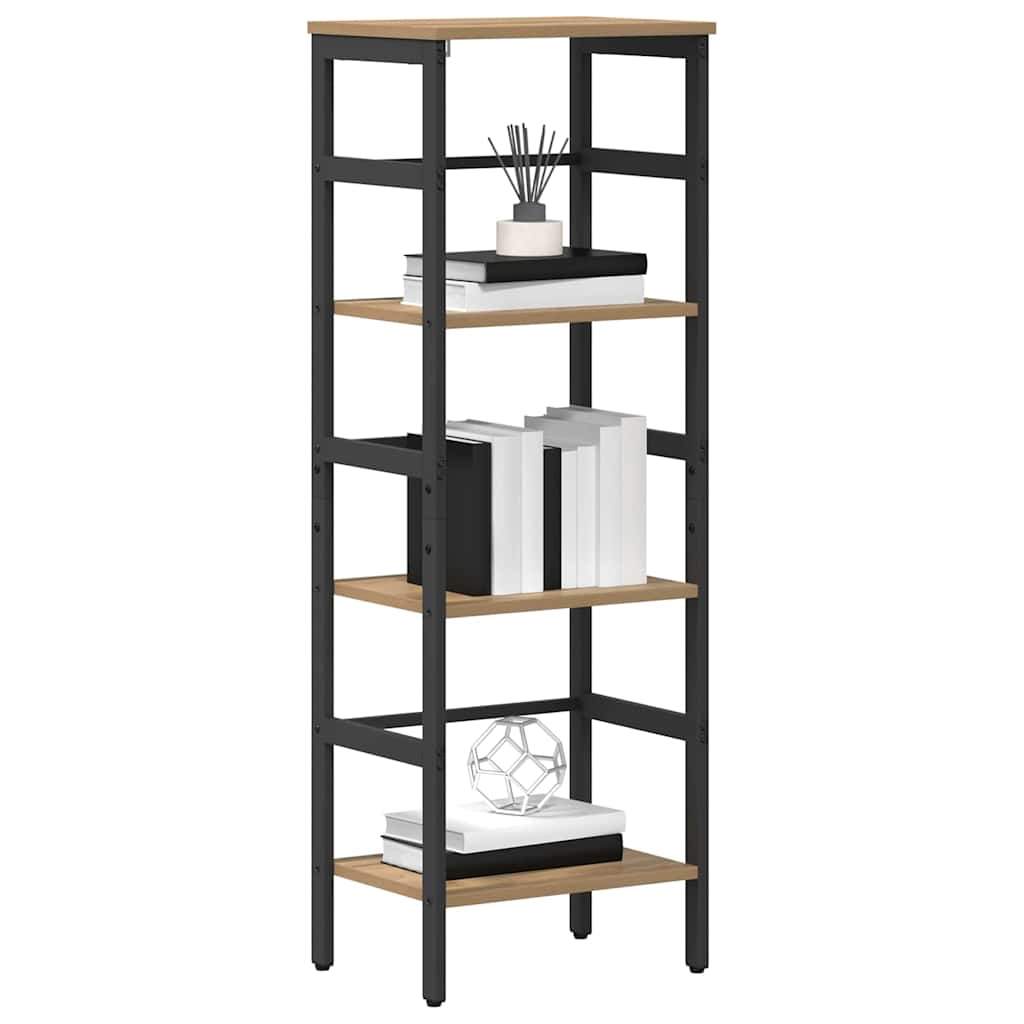 vidaXL Półka na książki Dąb rzemieślniczy 40 x 29,5 x 115 cm