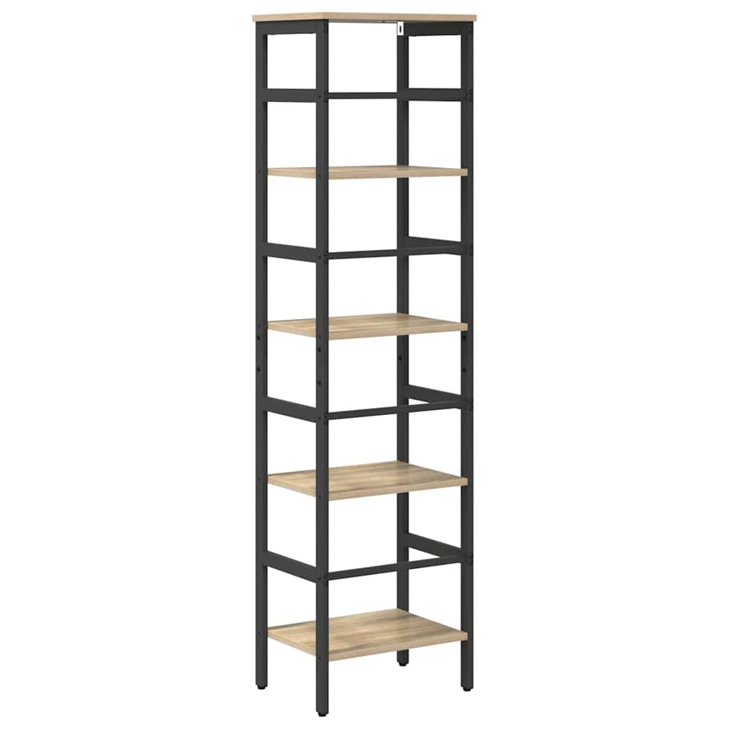 vidaXL Półka na książki Dąb Sonoma 40 x 29,5 x 149 cm