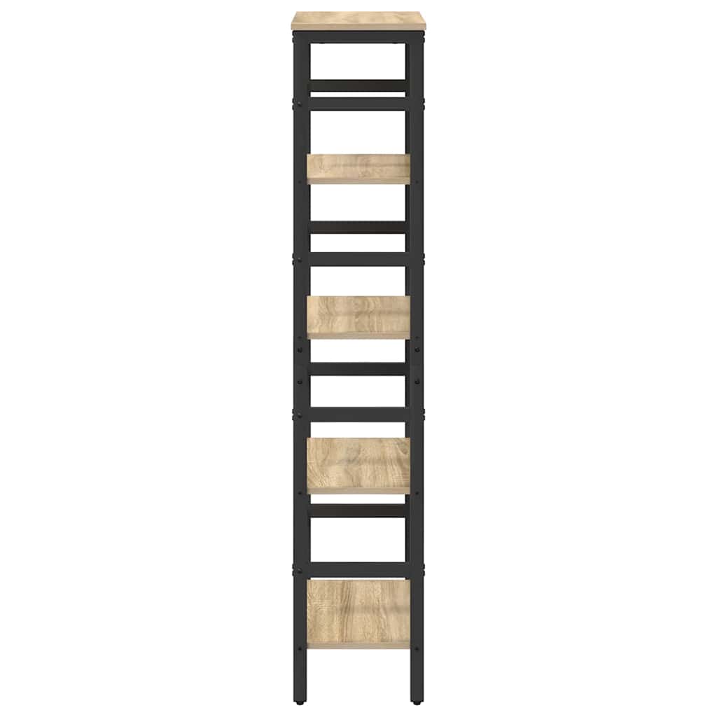 vidaXL Półka na książki Dąb Sonoma 40 x 29,5 x 149 cm