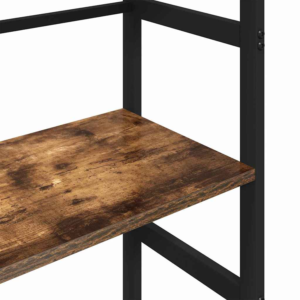 vidaXL Półka na książki Dąb wędzony 40 x 29,5 x 149 cm