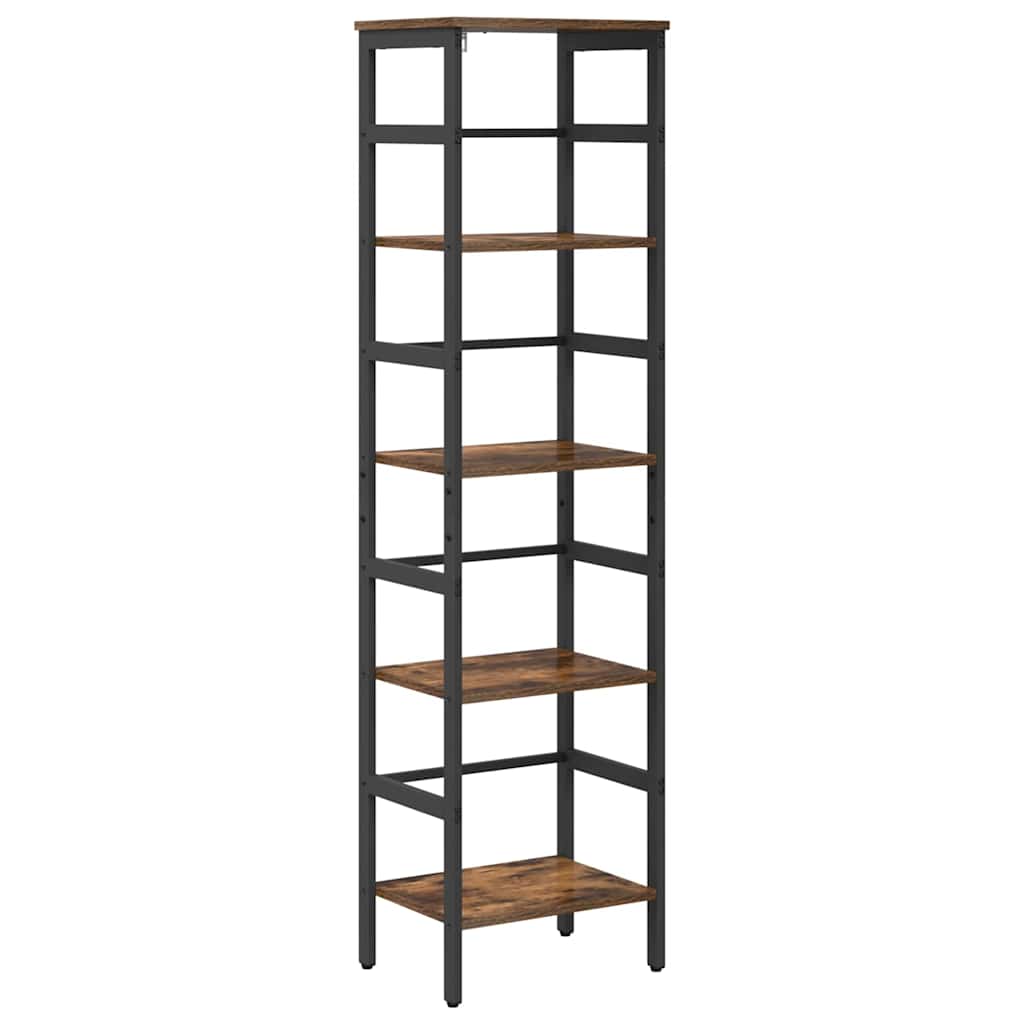 vidaXL Półka na książki Dąb wędzony 40 x 29,5 x 149 cm