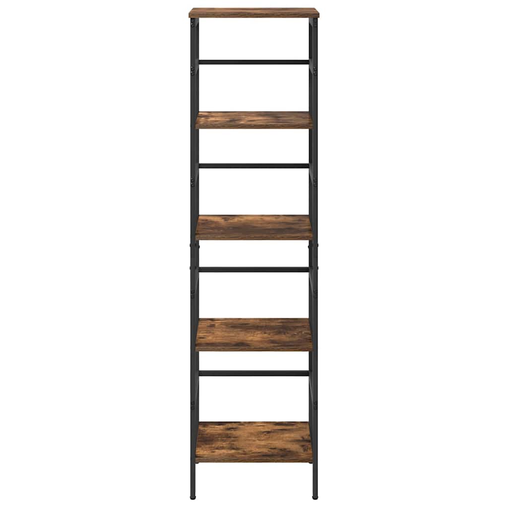vidaXL Półka na książki Dąb wędzony 40 x 29,5 x 149 cm