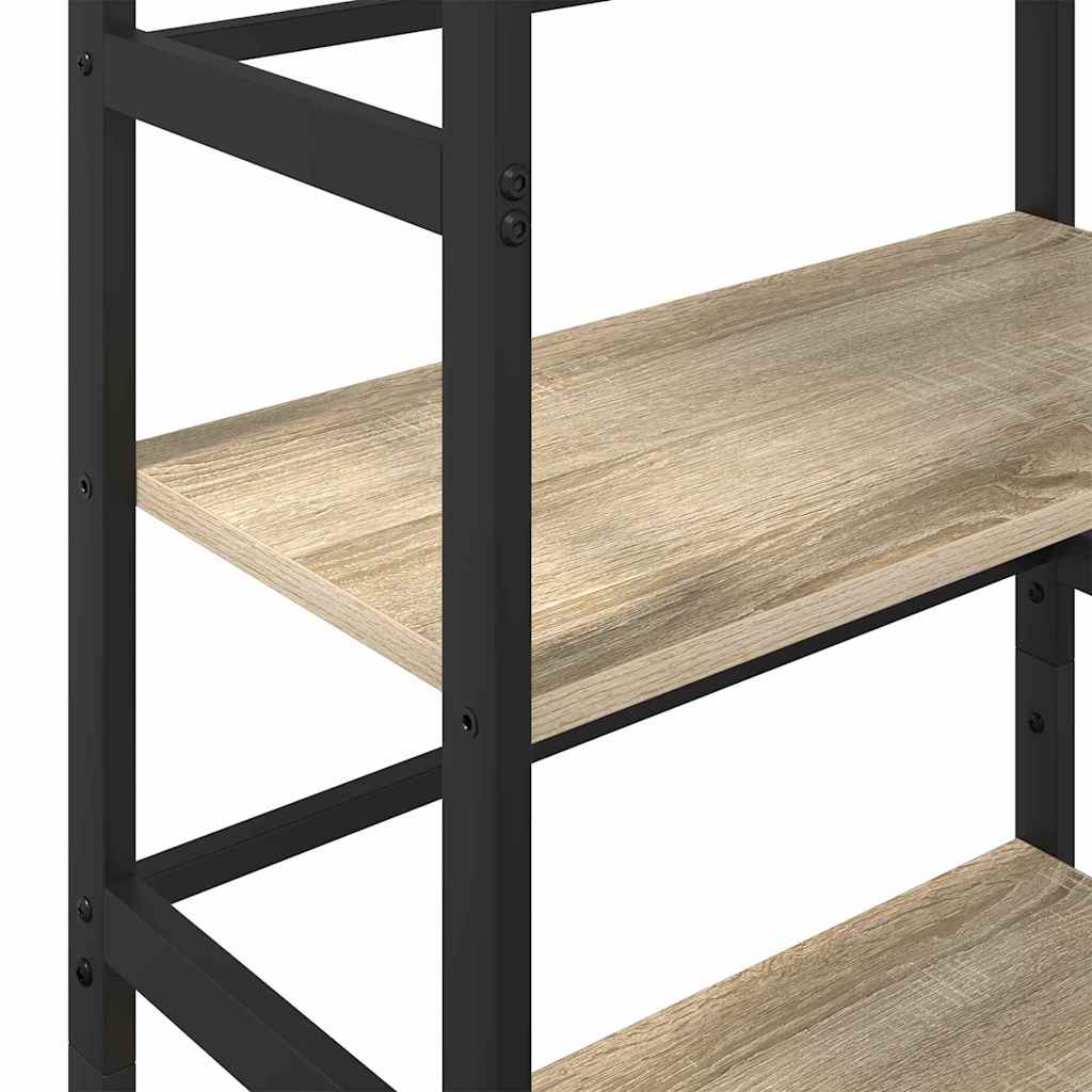 vidaXL Półka na książki Dąb Sonoma 60 x 29,5 x 115 cm