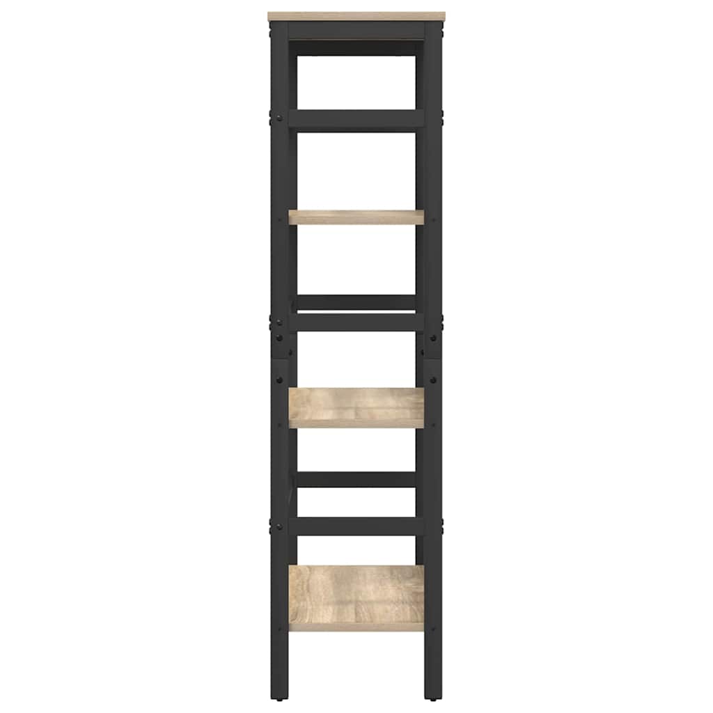 vidaXL Półka na książki Dąb Sonoma 60 x 29,5 x 115 cm