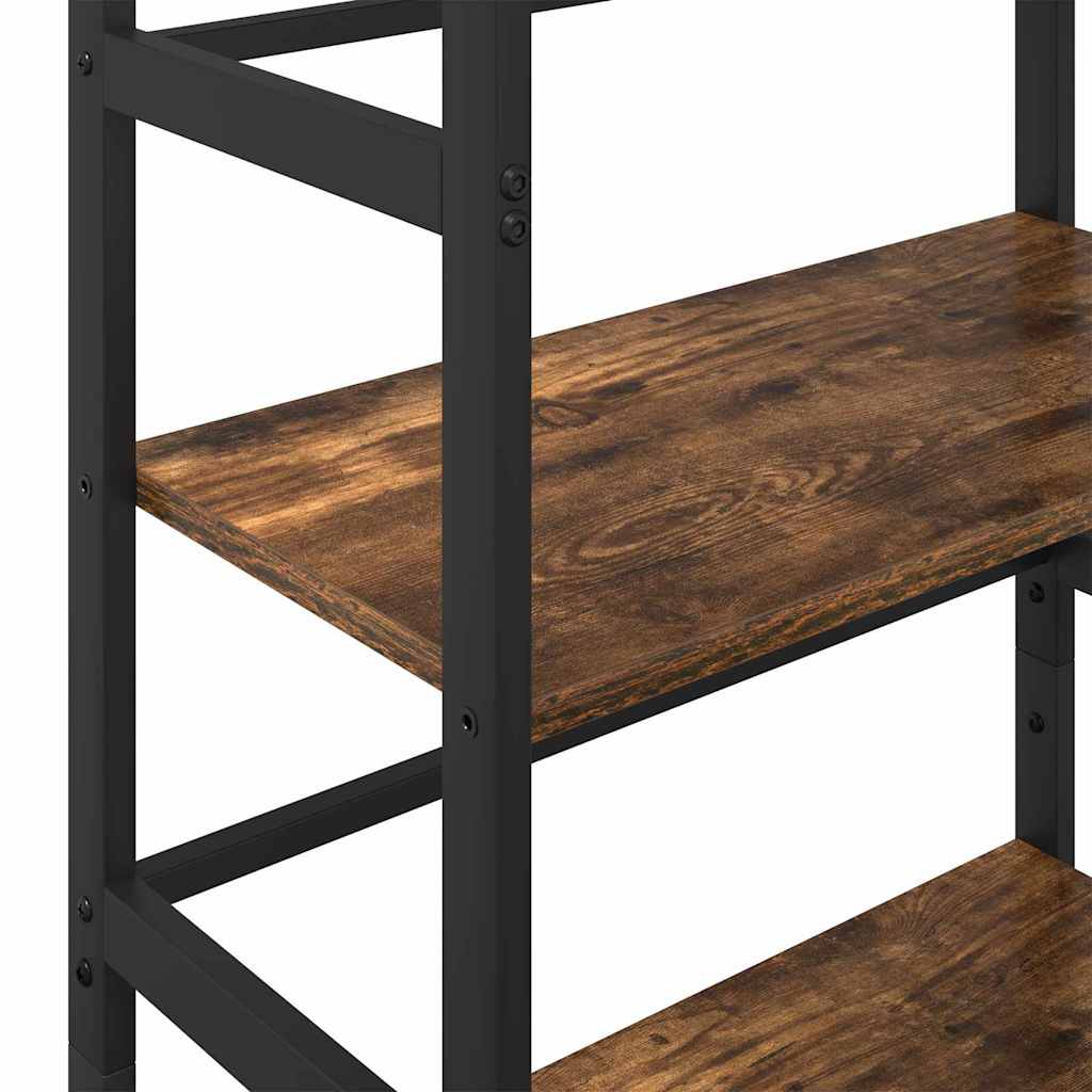 vidaXL Półka na książki Dąb wędzony 60 x 29,5 x 115 cm
