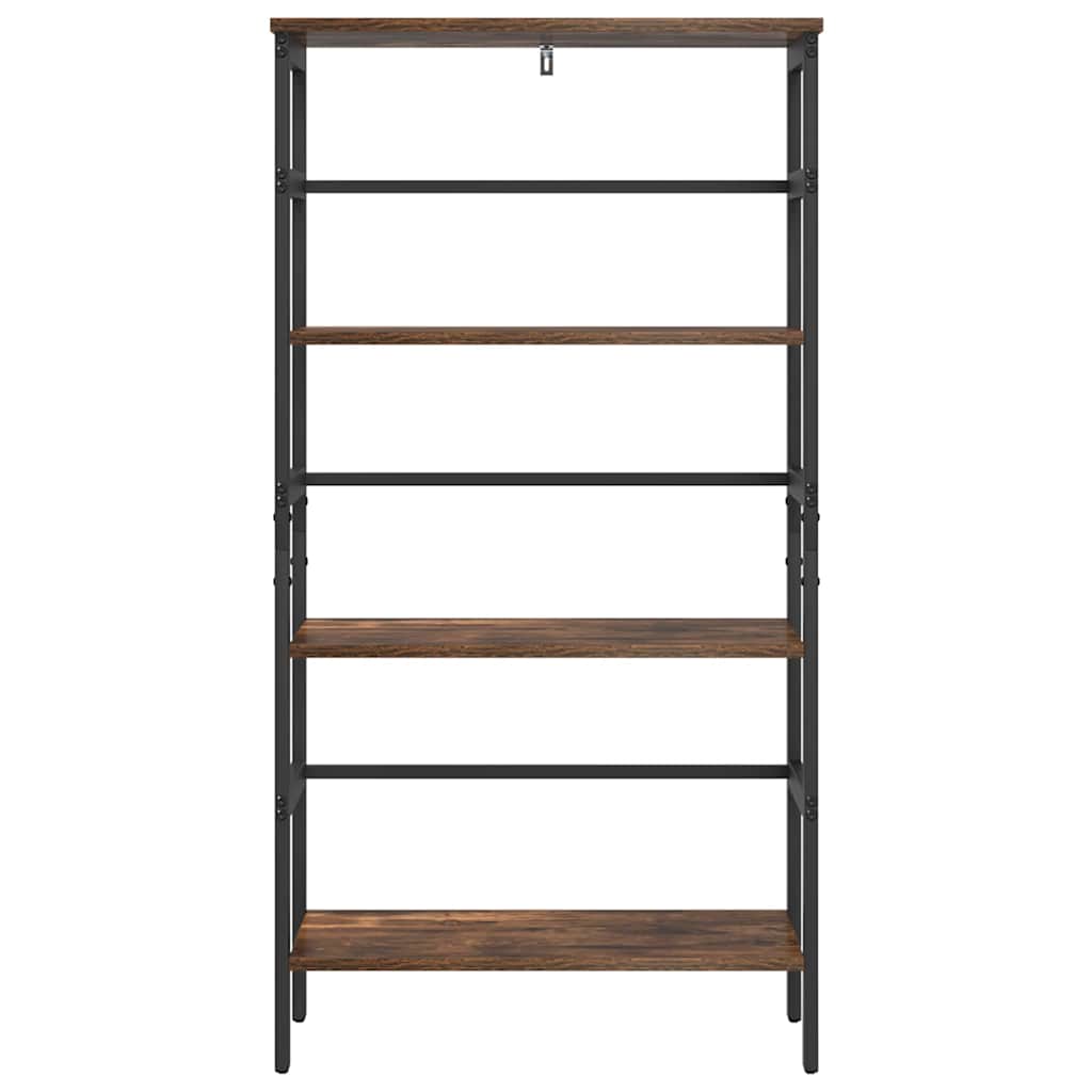 vidaXL Półka na książki Dąb wędzony 60 x 29,5 x 115 cm