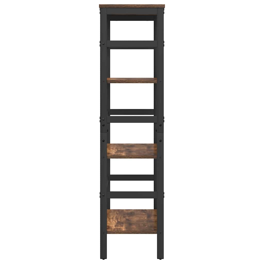 vidaXL Półka na książki Dąb wędzony 60 x 29,5 x 115 cm