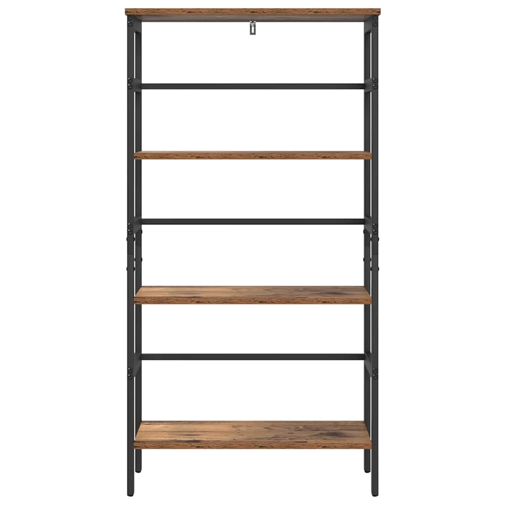 vidaXL Półka na książki Stare drewno 60 x 29,5 x 115 cm