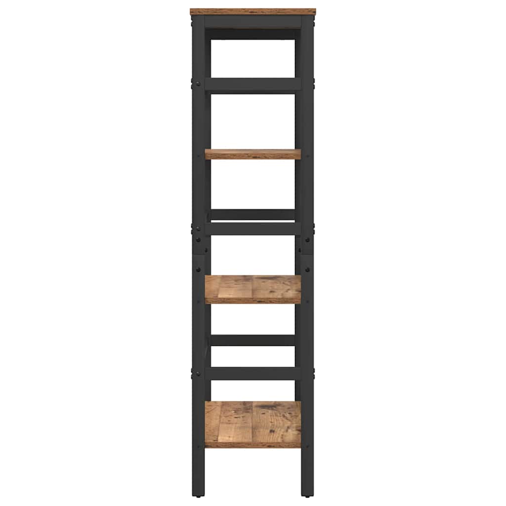 vidaXL Półka na książki Stare drewno 60 x 29,5 x 115 cm