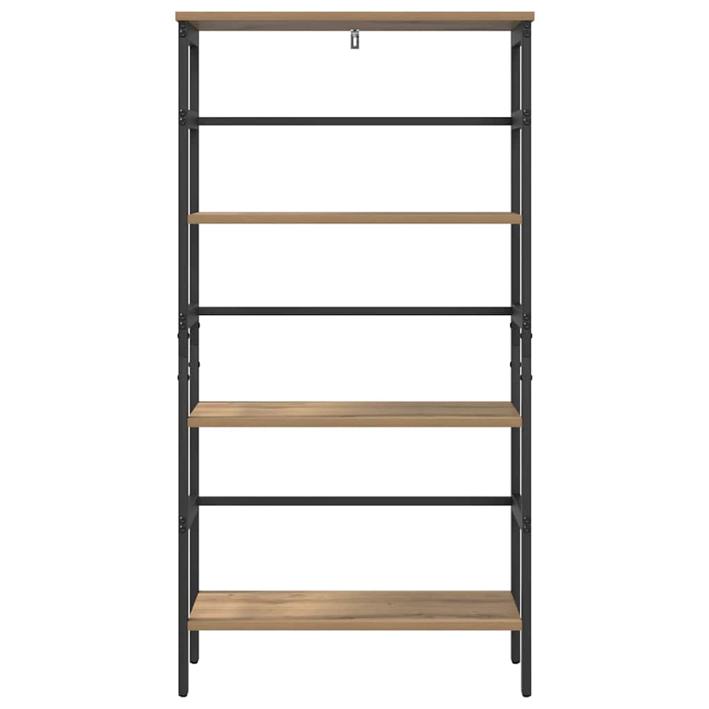 vidaXL Półka na książki Dąb rzemieślniczy 60 x 29,5 x 115 cm