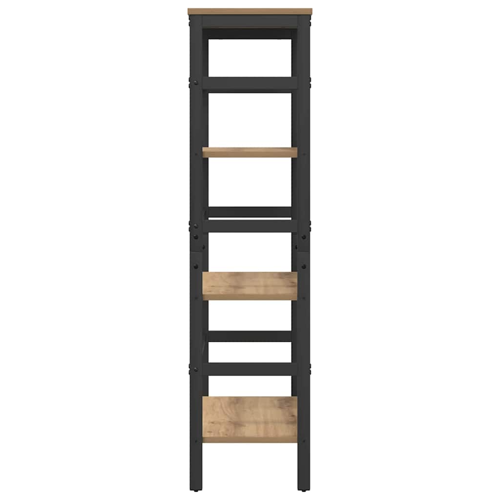vidaXL Półka na książki Dąb rzemieślniczy 60 x 29,5 x 115 cm