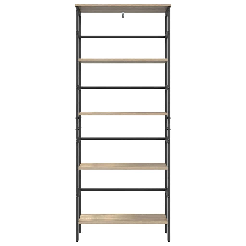 vidaXL Półka na książki Dąb Sonoma 60 x 29,5 x 149 cm