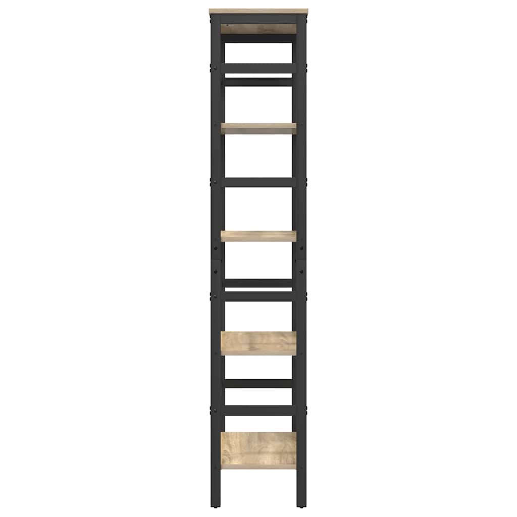 vidaXL Półka na książki Dąb Sonoma 60 x 29,5 x 149 cm