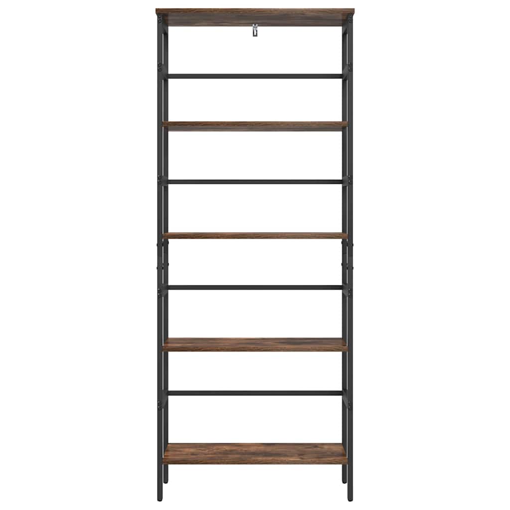 vidaXL Półka na książki Dąb wędzony 60 x 29,5 x 149 cm