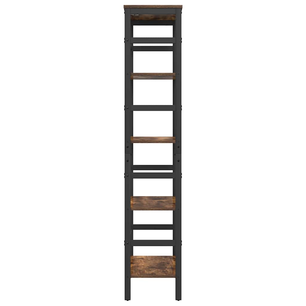 vidaXL Półka na książki Dąb wędzony 60 x 29,5 x 149 cm
