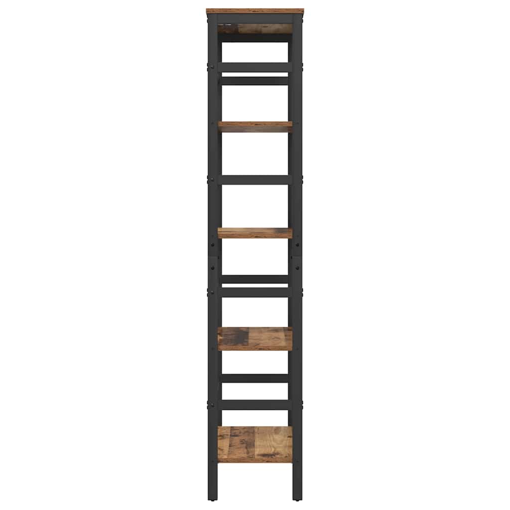 vidaXL Półka na książki Stare drewno 60 x 29,5 x 149 cm