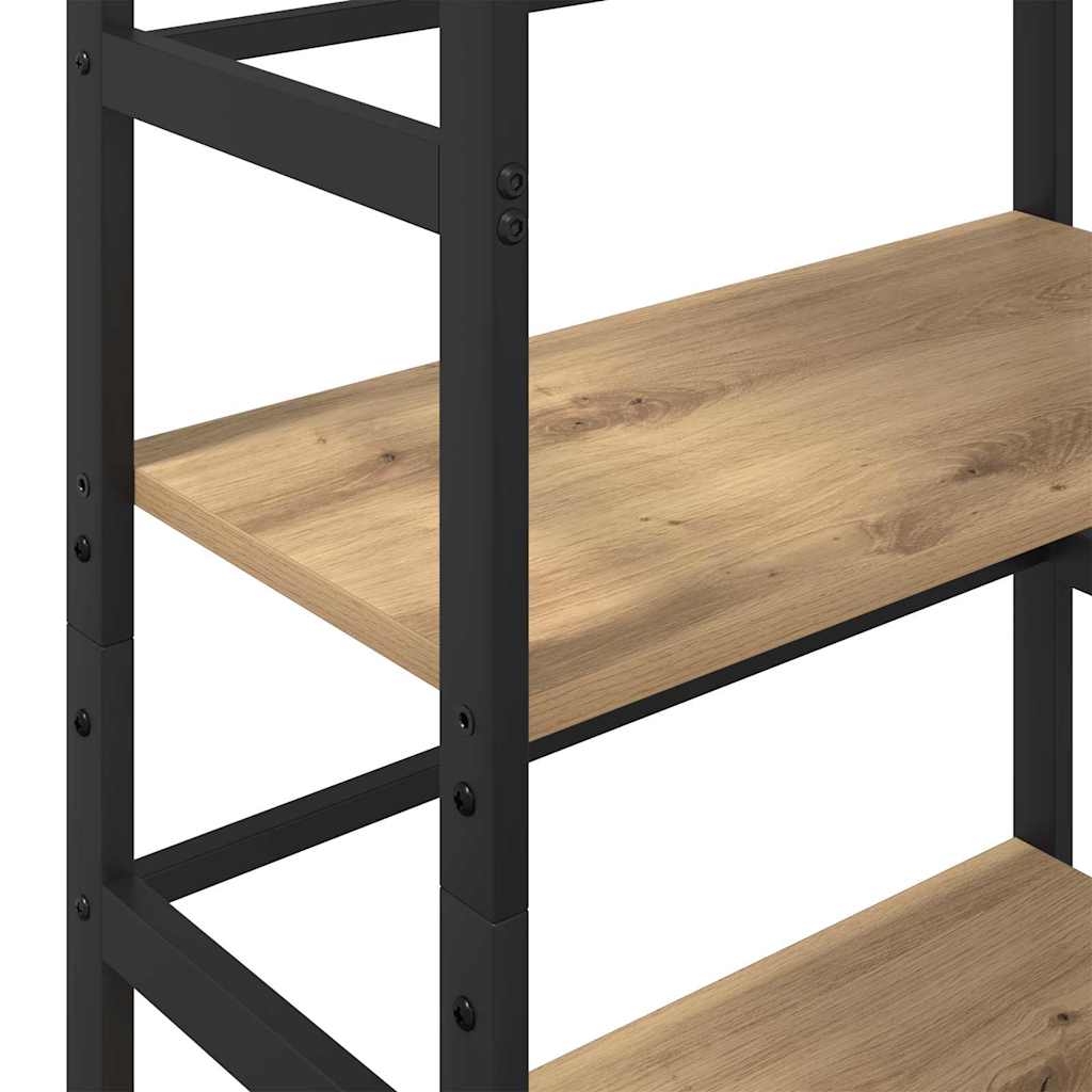 vidaXL Półka na książki Dąb rzemieślniczy 60 x 29,5 x 149 cm