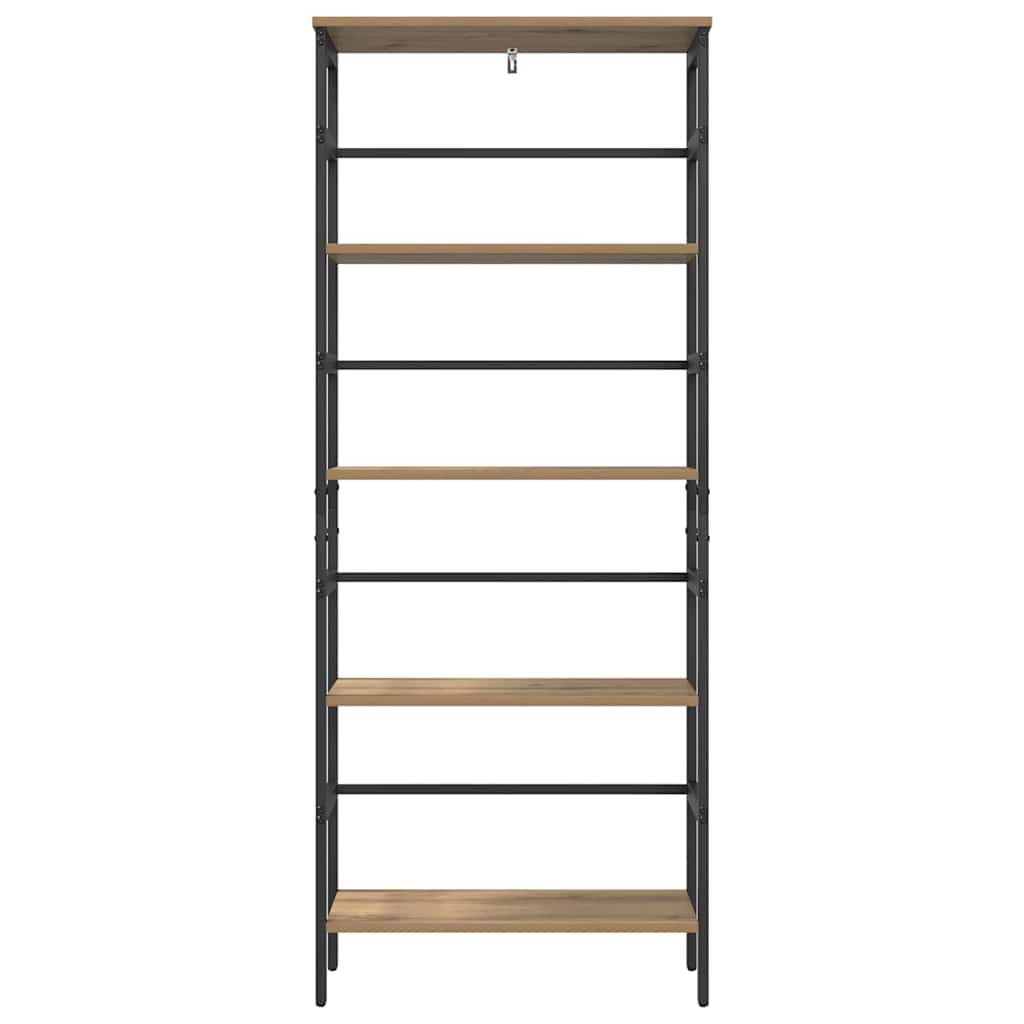 vidaXL Półka na książki Dąb rzemieślniczy 60 x 29,5 x 149 cm