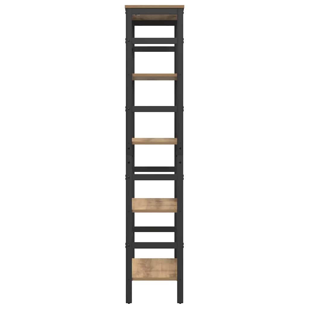 vidaXL Półka na książki Dąb rzemieślniczy 60 x 29,5 x 149 cm