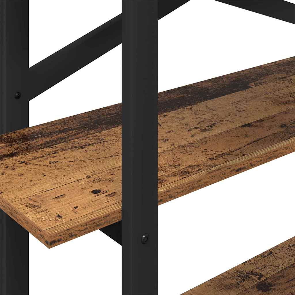 vidaXL Półka na książki Stare drewno 100 x 33,5 x 102 cm