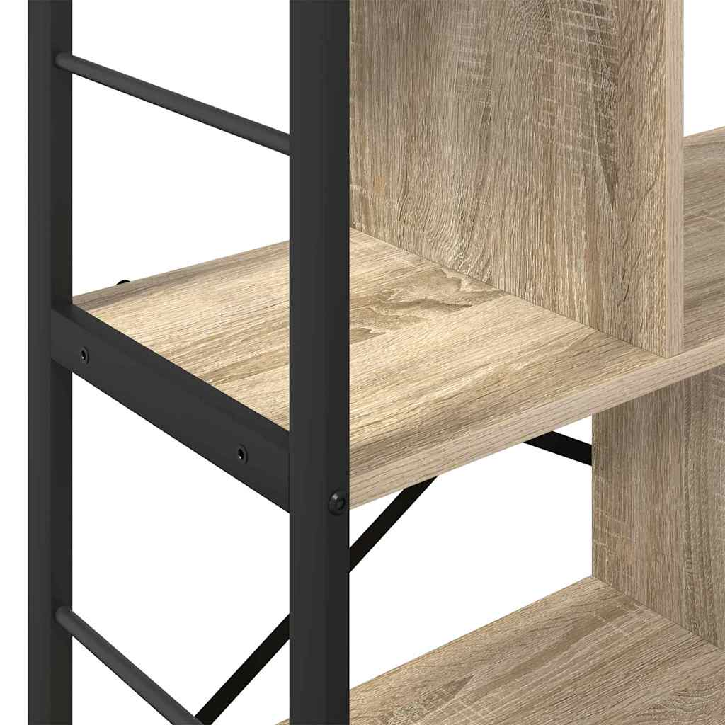 vidaXL Półka na książki Dąb Sonoma 75 x 30 x 91 cm